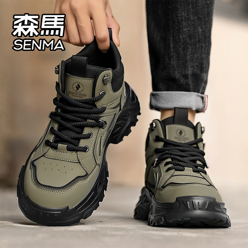 SENMA/森马官方旗舰店工装马丁
