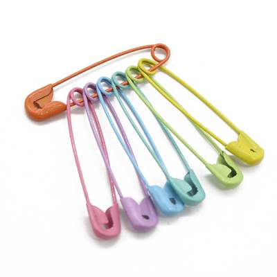 新品300/ safety pins candy coloured home tag fastener pins s