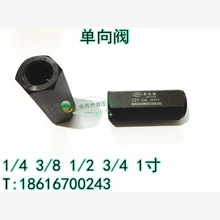 3/81/24液压阀单向止回