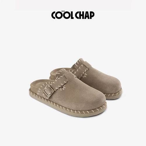 COOLCHAP进口牛反绒手工厚底勃肯