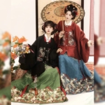 原创汉服女【马珏】明制对襟方领妆花补服马面裙马年套装秋冬季款