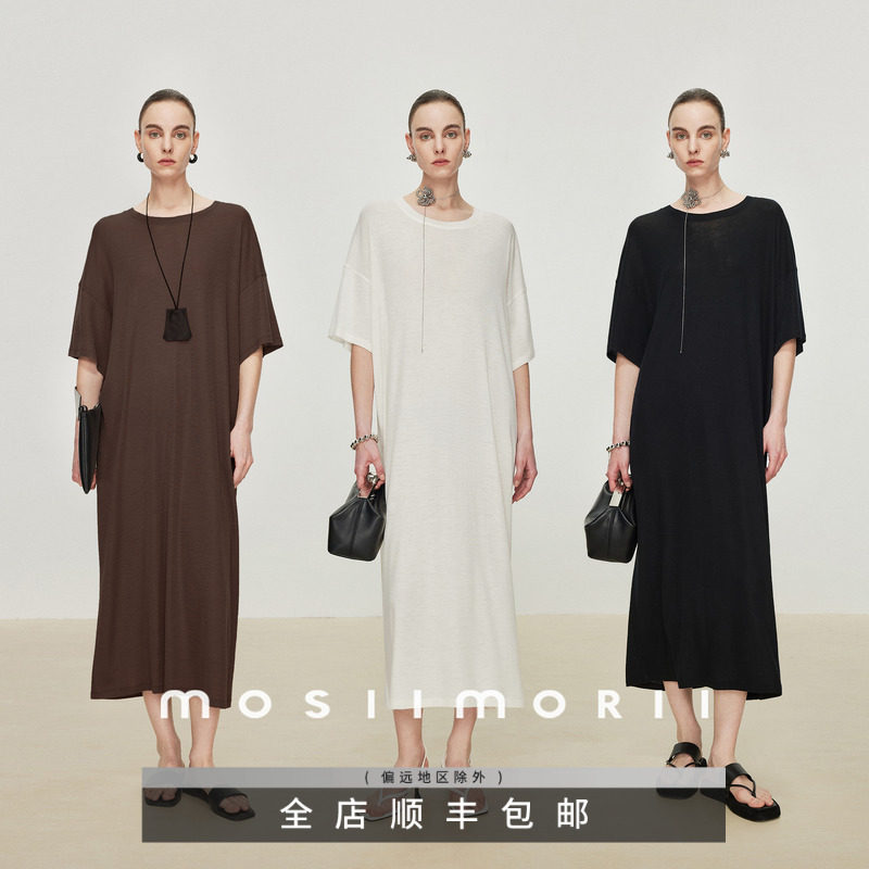 秋季时尚流行爆款女短袖连衣裙图片