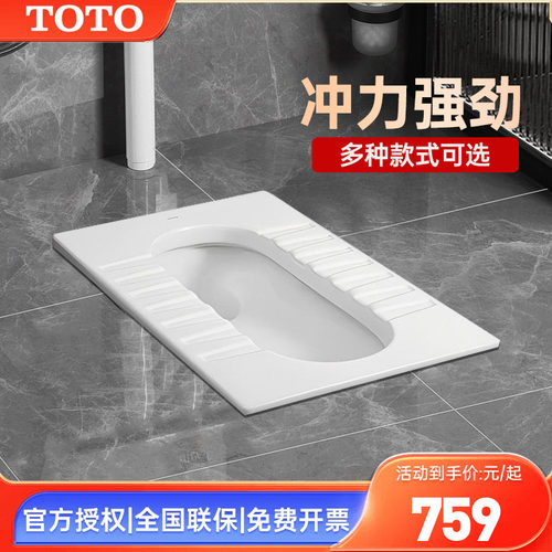 TOTO冲洗便池蹲便器CW11B