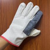 双层全衬24道线帆布手套机械电焊耐磨耐油劳保防护用品安工作作业