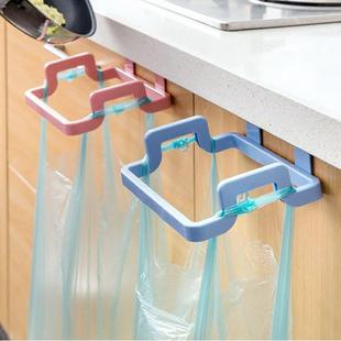垃圾袋支架家用橱柜门后抹布挂钩垃圾架 熊猫厨房置物架挂式
