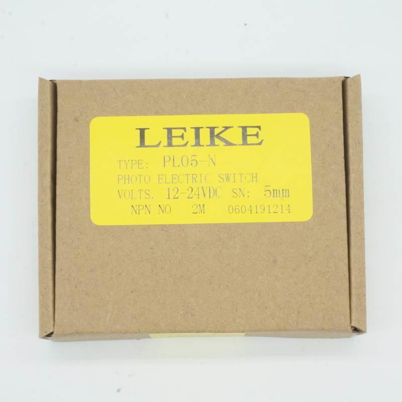 LEIKE雷克方形接近开关DC24V三线NPN 常开防水金属传感器PL05-N*