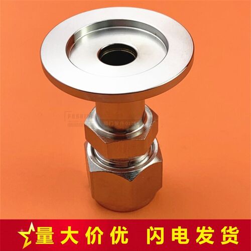 KF 真空卡套接头  KF真空气管卡套接头式终端直通接头  6  8 10