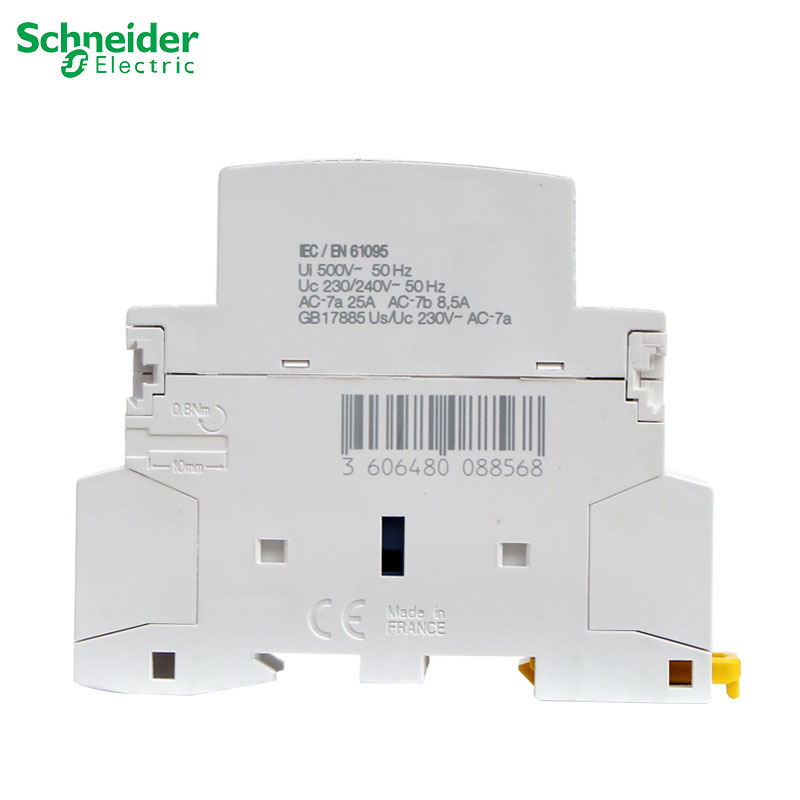 网红。施耐德家用接触器iCT 2NO常开230~240V 2P 25A标准接触器A9 纺织面料/辅料/配套 服装加工设备 原图主图