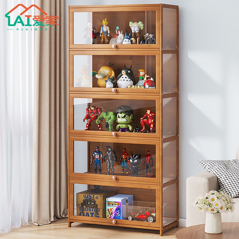 速发玩具收能玩偶展示柜子亚克力置物架多功纳多层用食家零架