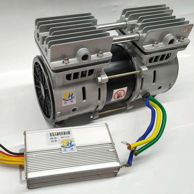 速发新品适用无油真空泵工业用直流12V24V小型抽气泵高负压泵压缩