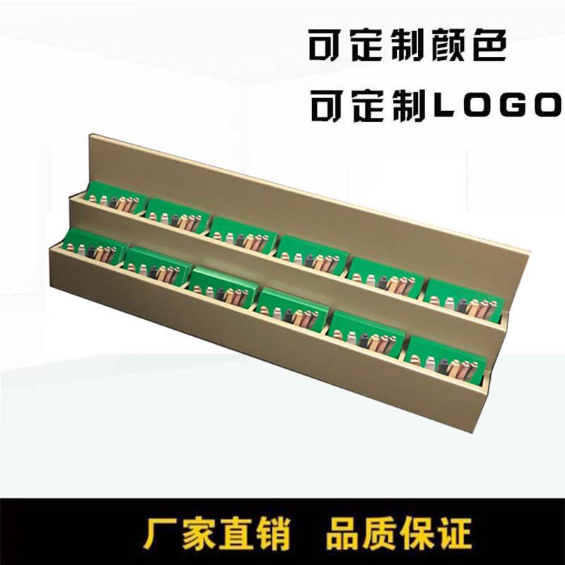 现货速发售楼部名片夹多层多孔名片架子酒店大堂前台不锈钢名片盒