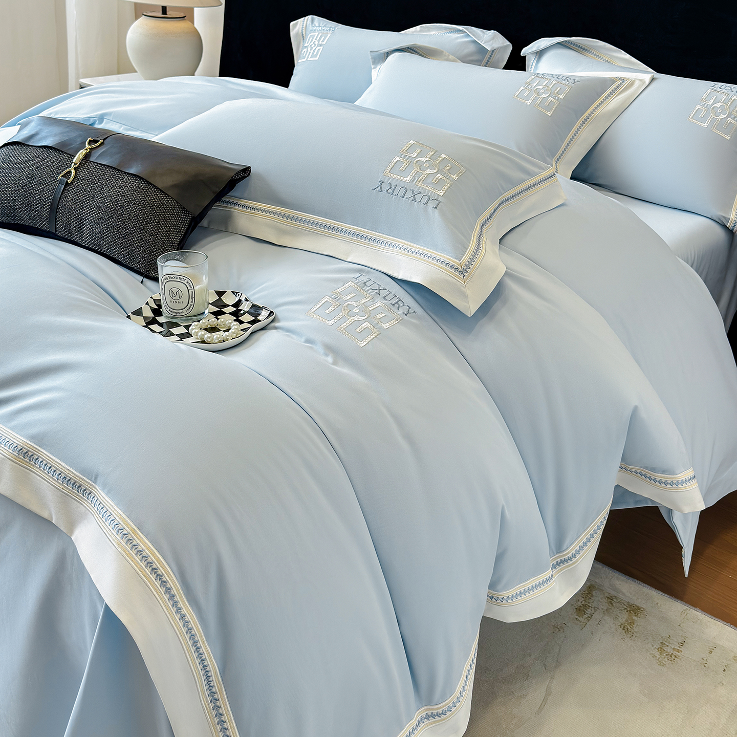 高级感A类全棉磨毛加厚四件套