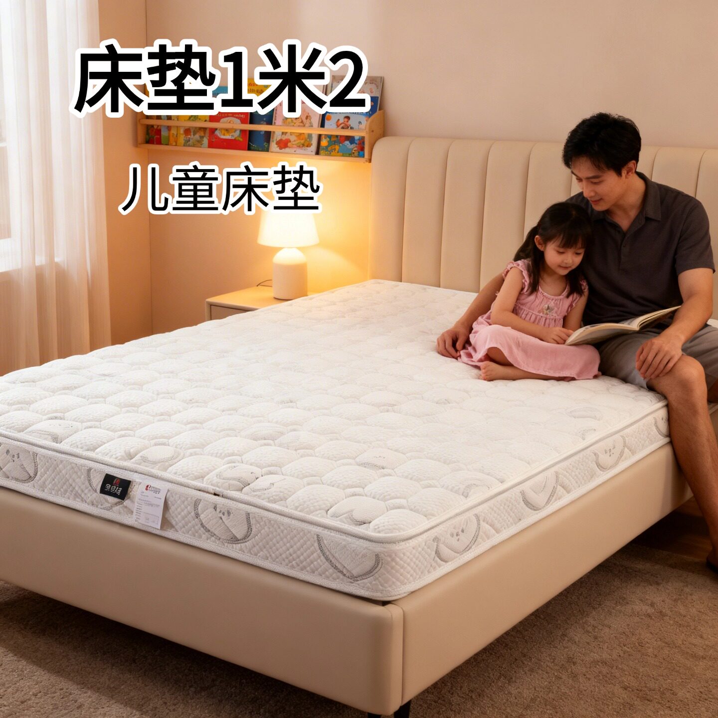 菲欧宫床垫1米2儿童床垫硬垫子家用环保护脊薄床垫护腰儿童耐用