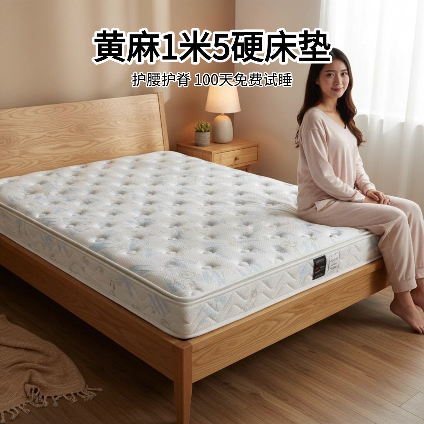 菲欧宫儿童黄麻硬垫护脊护腰