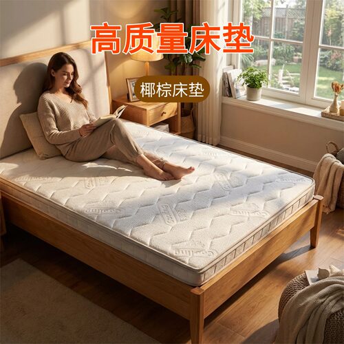 菲欧宫椰棕冰丝护脊护腰薄床垫