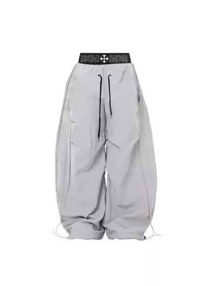 Paiki2025Ss Boxing Paratrooper Pants Cargo Pants Scimitar Pants Design Casual Loose Baggy Versatile Wide-Leg Pants