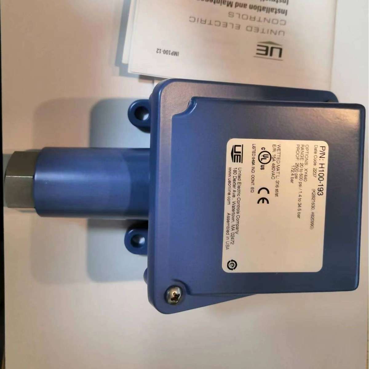 原装正品 B121-13272  压力 开关   UE总销