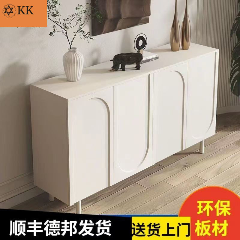 新款清仓奶油一体鞋架网红收纳储物柜鞋柜法式门口家用靠墙入户新