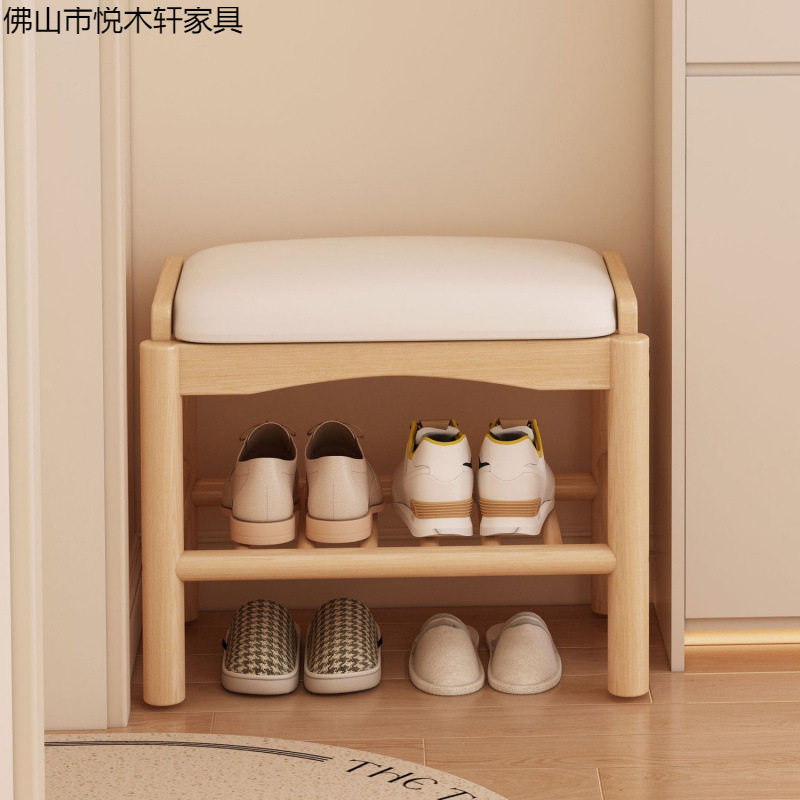 实木换鞋凳门口家用极窄小户型可坐鞋柜长条凳迷你窄小鞋架入户门