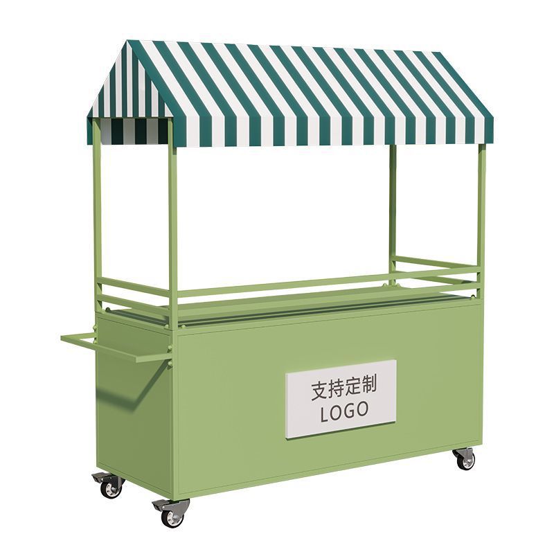 铁艺花车户外集市网红商场地摊促销摆摊小吃夜市移动摊位小推车子