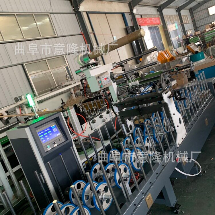 意隆铝合金线条包覆机家具木门相框PUR胶包覆机木饰面覆膜机