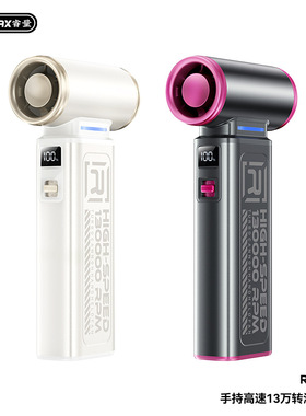 REMAX 睿量 手持高速13万转100档涡轮风炮暴力风速52m/s RS-SF19