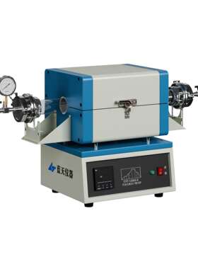 OTF-1200X-S-LT真空小管式电炉1200℃高温迷你电阻炉管式炉实验室