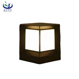 太阳能柱头灯市电两用防水户外围墙灯大门柱子花园别墅景观庭院灯