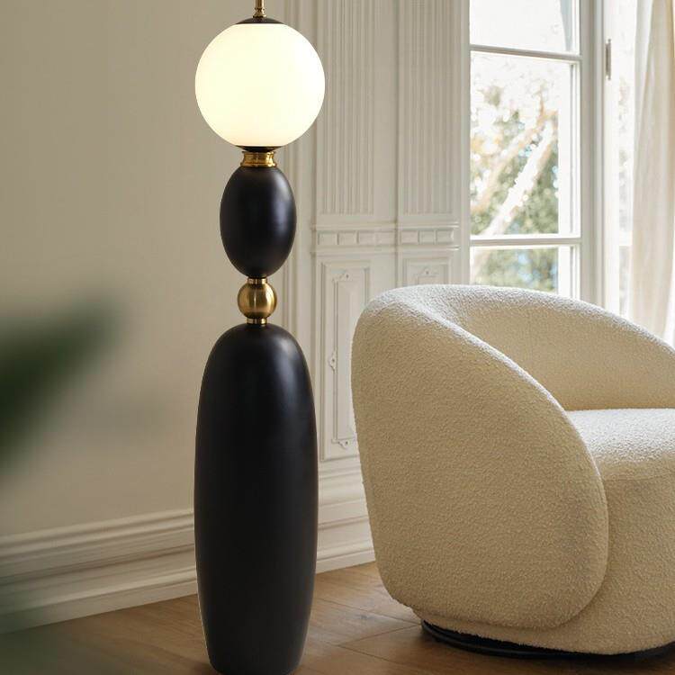 中古风落地灯网红法式简约卧室感客厅沙发旁艺术装饰氛围灯具