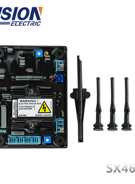 SX460柴油发电机组自动电压调节器AVR E000-24602调压板 搭配橡胶