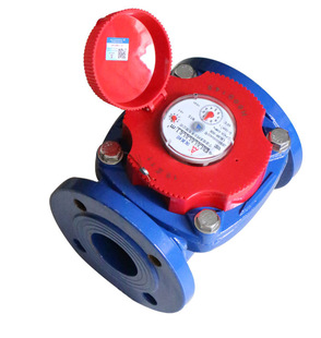 厂家直供埃美柯干式法兰热水表dn50大口径机械式水表dn65dn80