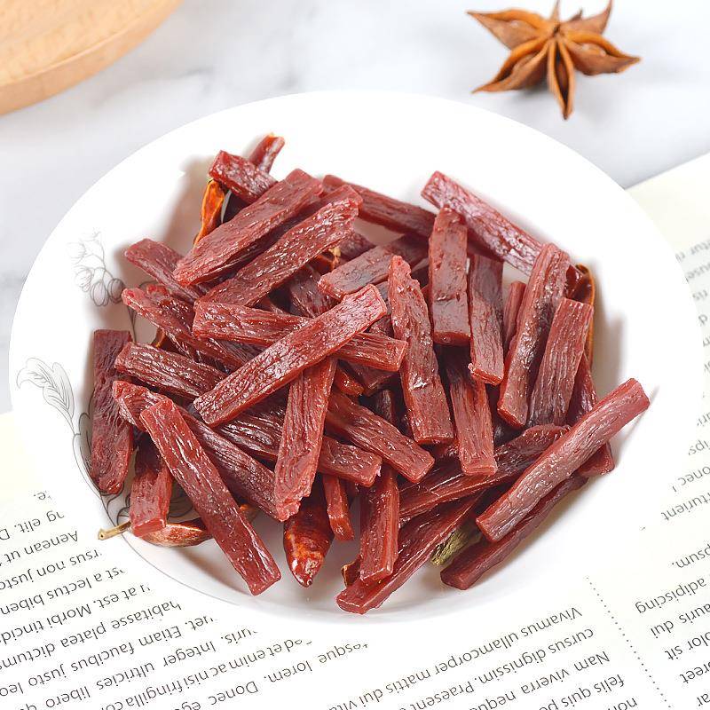 仿真牛肉干微缩食玩风干手撕牛肉模型过家家道具摆件