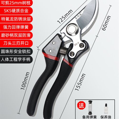 剪枝剪刀园艺果树修枝剪树枝剪刀园林省力花剪子家用神器花艺剪刀