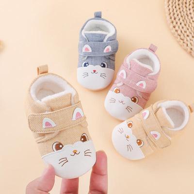 佳莎儿婴儿冬季学步鞋软底保暖