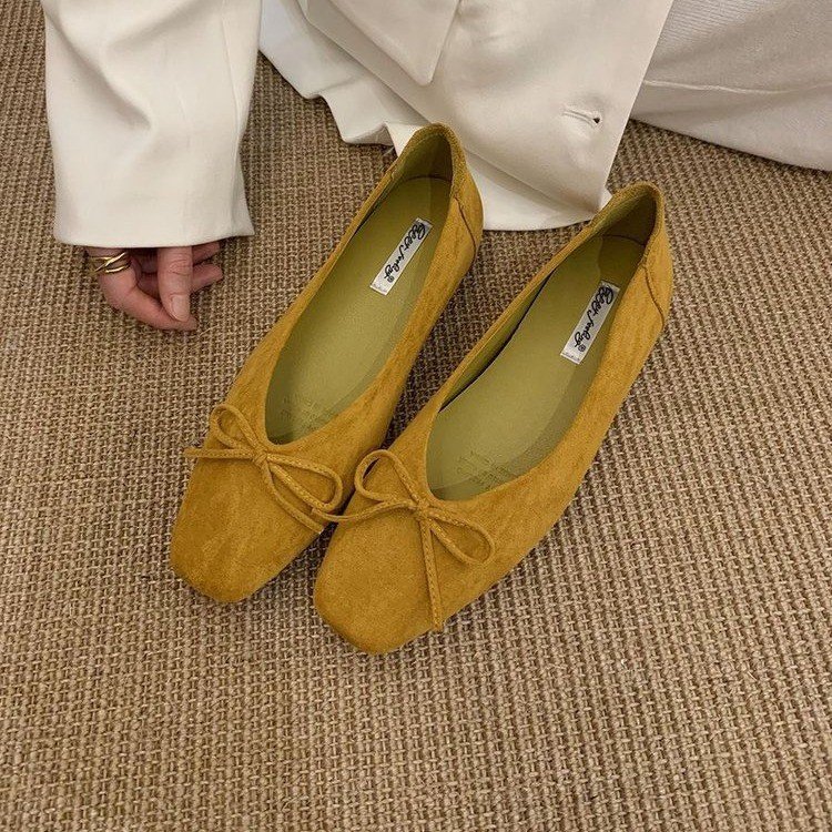 内增高温柔蝴蝶结单鞋