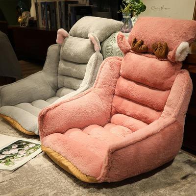 卡通地上坐垫蒲团卧室坐地板阅读坐墩榻榻米垫子飘窗垫毛绒冬