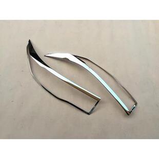 15-19款汉兰达大灯罩装饰条18汉兰达前后雾灯框专用装饰边框亮条