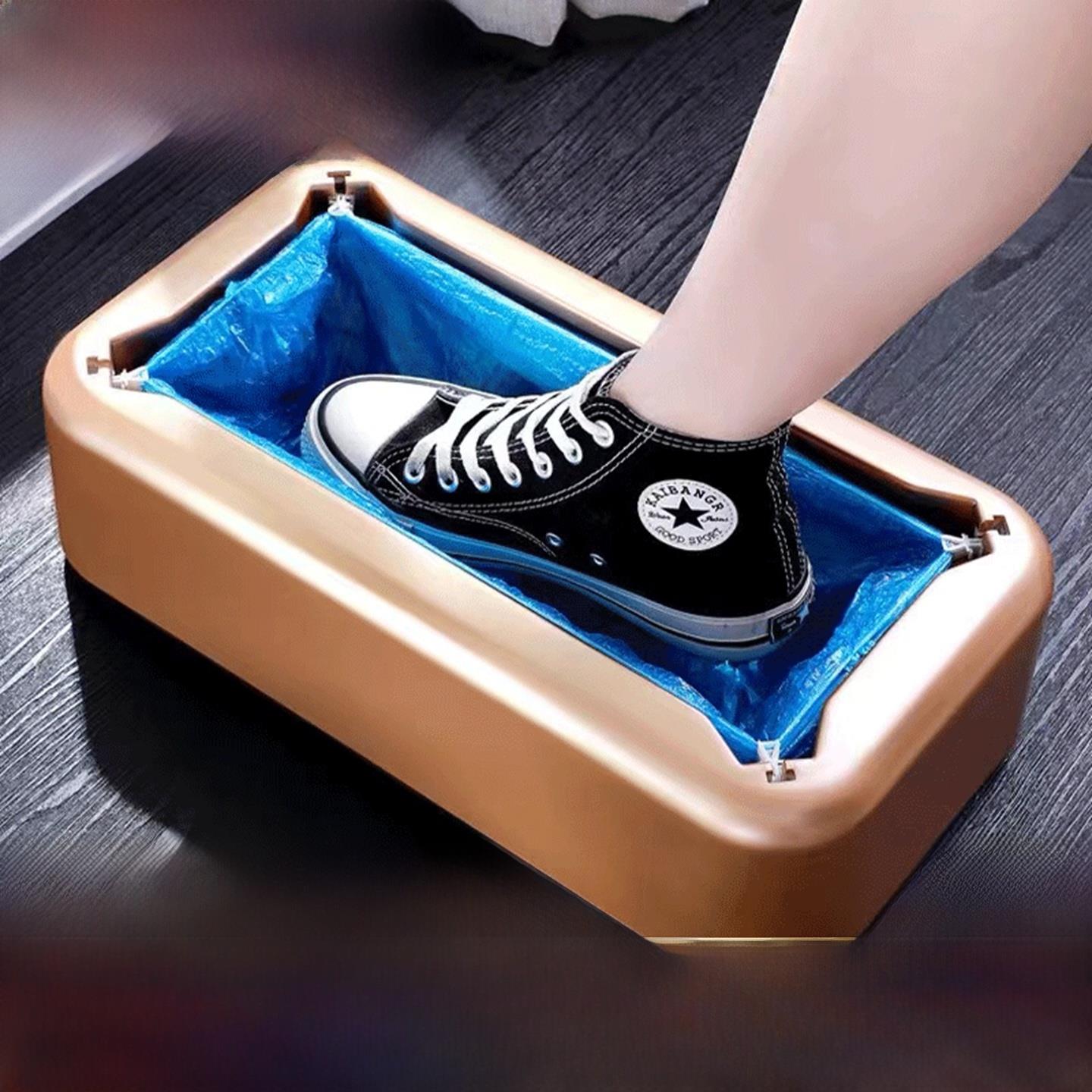 鞋套机全自动家用2025新款进门室内脚套客人专用踩脚一次性鞋套