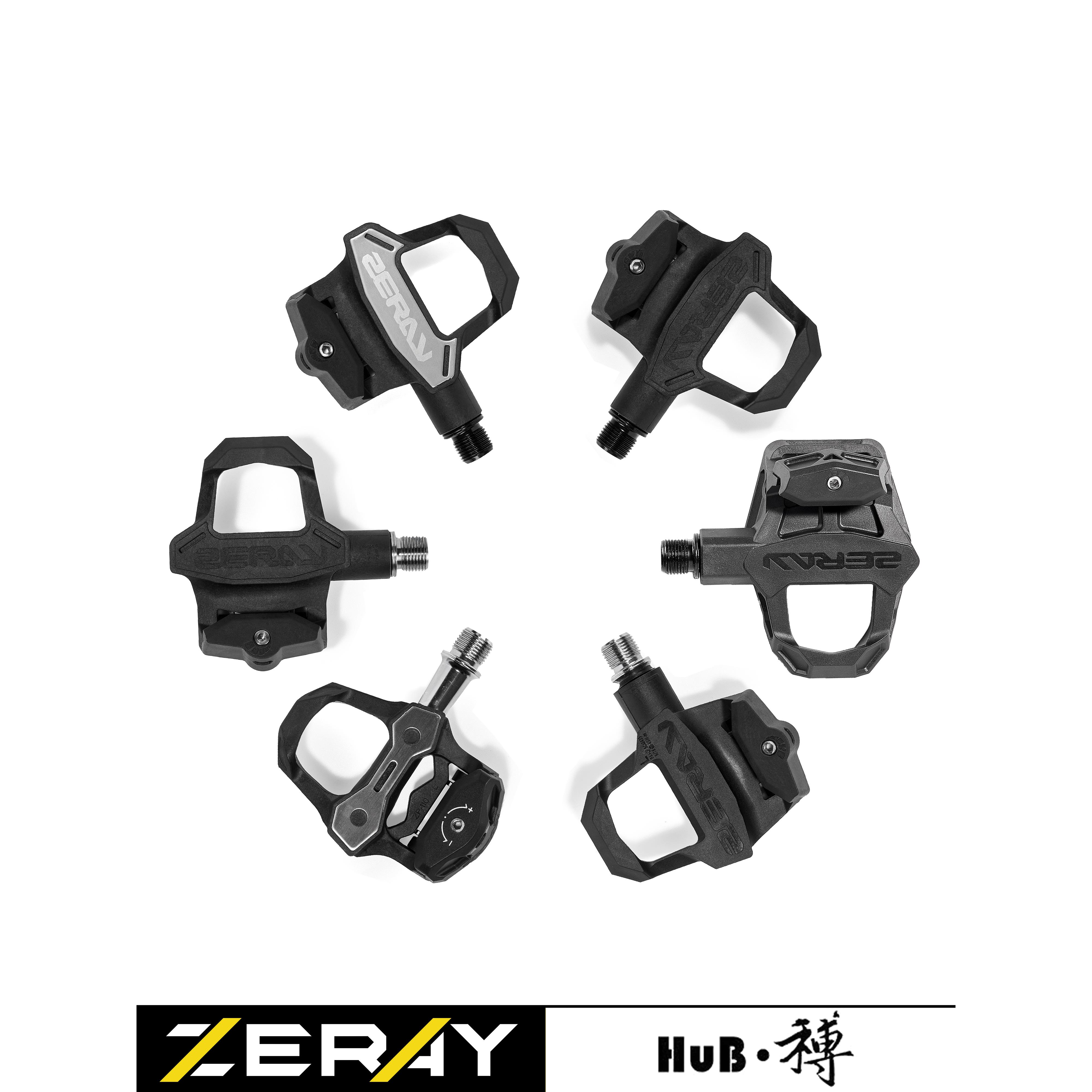 HuB和博公路骑行锁踏自锁ZP115碳纤维轻量自行车轴承脚踏钻石锁片