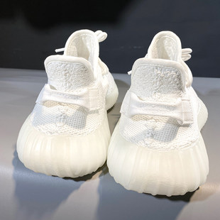 官方正品椰子鞋350纯白男鞋og yeezy时尚运动休闲百搭运动鞋女潮