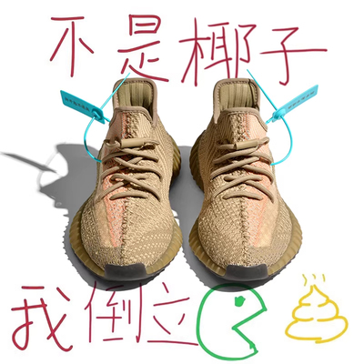 【官方正品】OGYEEZY椰子350