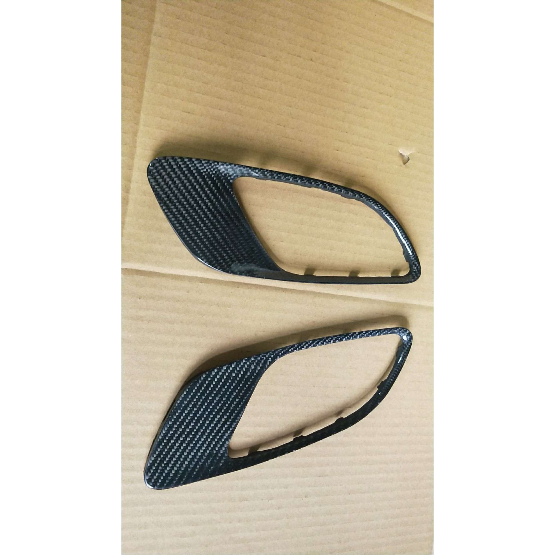 适用于宝马E92 E93 M3碳纤维引擎盖出风口饰条 机盖风口盖板改装