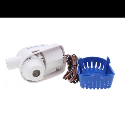 船用全自动舱底泵12V/24v 750GPH小型抽水泵直流潜水泵19mm出水泵