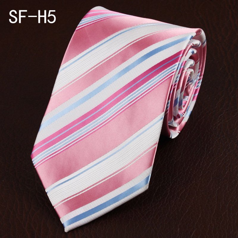 网红Men business formal wear necktie  polyester silk necktie