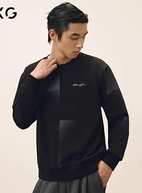 GXG渐变撞色卫衣2025年春季新品