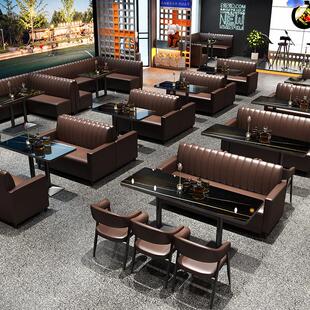 清吧酒吧桌椅组合咖啡馆西餐厅烧烤火锅甜品奶茶店台球室卡座沙发