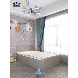 美宅 1.2米小户型单人床储物床 简约现代榻榻米床卧室北欧箱体床