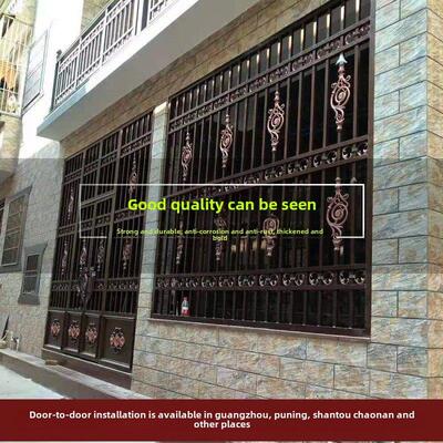 定制阳台铝合金防盗窗格栅儿童护栏防盗网屏隔断来源厂家直销