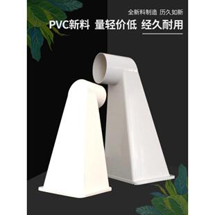 PVC屋面排水管110侧墙雨水斗87型侧排漏斗天台落水斗新型地漏包邮