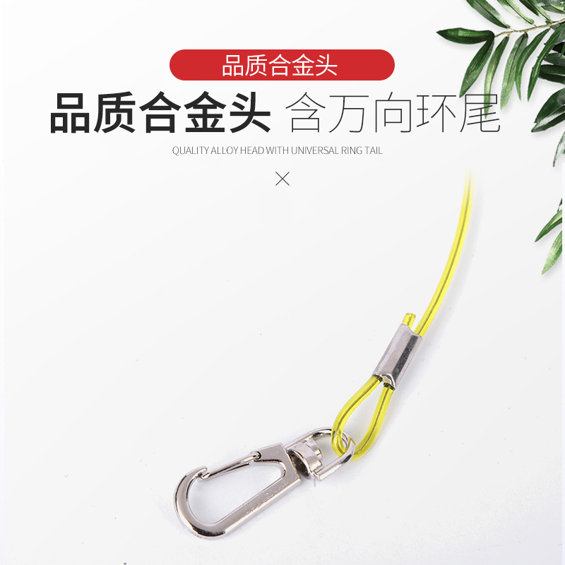 极速八哥鹦鹉类放飞绳内置钢丝鸟用脚链脚环牵引绳.外出遛鸟绳